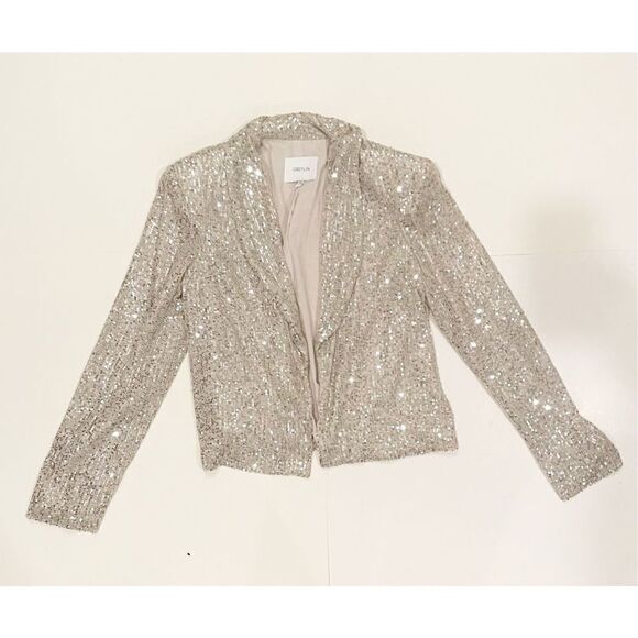 Greylin Dawn Mini Sequin Cropped Blazer $125.00 - Picture 5 of 7